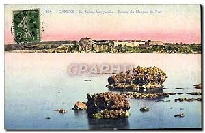 Carte Postale Ancienne Cannes île Sainte Marguerite Prison Du Masquede fer