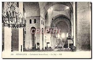 Carte Postale Ancienne Perigueux Cathédrale Saint Front La nef