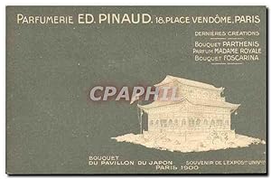 Carte Postale Ancienne Parfurmerie Parfum Pinaud Place Vendome Paris Pavillon du Japon Nippon Exp...