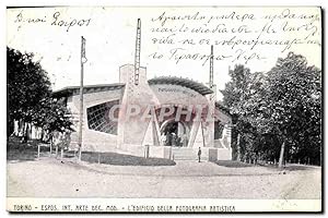 Bild des Verkufers fr Carte Postale Ancienne Photographie Torino Edificio della Fotografia Aristica zum Verkauf von CPAPHIL