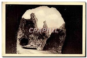 Carte Postale Ancienne Gorges De Daluis Les Tunnels de Guillaumes et les aiguilles