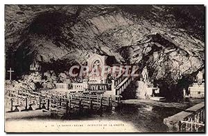 Carte Postale Ancienne La Saint Baume Intérieur De La Grotte