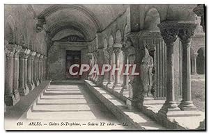 Carte Postale Ancienne Arles Cloître St Trophine