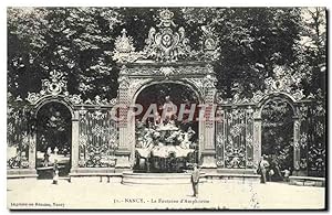 Carte Postale Ancienne Nancy La fontaine d'Amphitrite