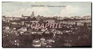 Carte Postale Ancienne Angouleme Panorama Versant Sud