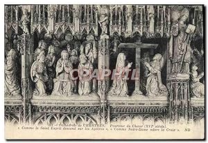 Carte Postale Ancienne Cathédrale de Chartres Pourtour du choeur