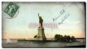 Carte Postale Ancienne Statue de la Liberté Statue of Liberty New York