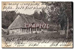 Carte Postale Ancienne Folklore Normandie Une ferme
