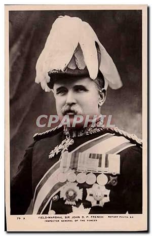 Carte Postale Ancienne Field Marshal Sir John DP French Inspector Général of the forces