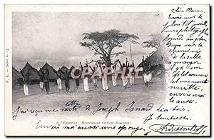 Seller image for Carte Postale Ancienne Homme Noir negre A l'exercice Mouvement vertical des bras ! for sale by CPAPHIL