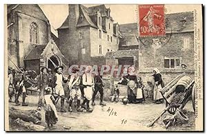 Image du vendeur pour Carte Postale Ancienne Musee de Quimper les revoltes de Fouesnant ramenes a Quimper par la Garde Nationale Girardet mis en vente par CPAPHIL