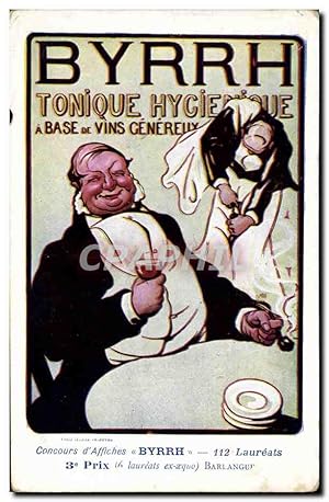 Carte Postale Ancienne Fantaisie Illustrateur Byrrh Tonique hygienique