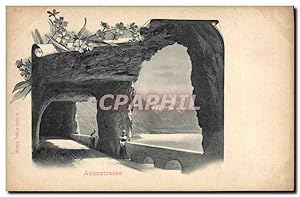 Carte Postale Ancienne Assurance Axenstrasse Suisse Compagnie Ein Tausend Franken Winterthur