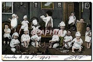 Carte Postale Ancienne Fantaisie Enfant Bebe Kapelle des Hauses