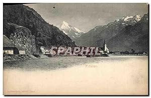 Carte Postale Ancienne Assurance Fluelen Societe Suisse Winterthur