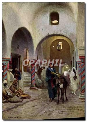 Carte Postale Ancienne Orientalisme Scene de rue