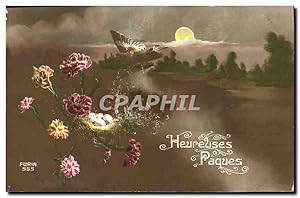 Carte Postale Ancienne Fantaisie Pâques