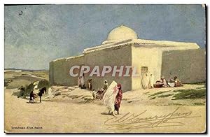 Carte Postale Ancienne Orientalisme Tombeau d'un Saint