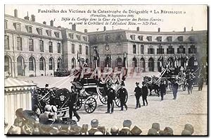 Carte Postale Ancienne Versailles Funerailles nationales des victimes du Dirigeable Republique De...