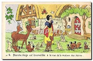 Image du vendeur pour Carte Postale Ancienne Fantaisie Walt Disney Blanche Neige et les sept nains mis en vente par CPAPHIL