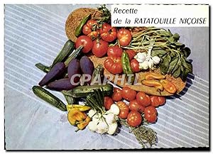 Bild des Verkufers fr Carte Postale Moderne Recette de la ratatouille nicoise zum Verkauf von CPAPHIL