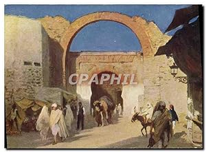 Carte Postale Ancienne Fantaisie Orientalisme The golden East A Moorish gateway