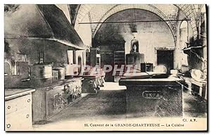 Carte Postale Ancienne Cuisine Couvent de la Grande Chartreuse