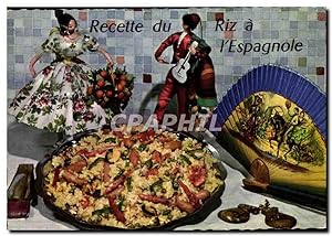 Image du vendeur pour Carte Postale Moderne Cuisine Recette de riz a l'espagnole mis en vente par CPAPHIL