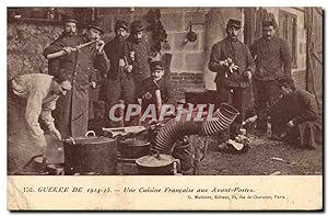 Image du vendeur pour Carte Postale Ancienne Cuisine Une cuisine franaise aux avant postes Militaria mis en vente par CPAPHIL