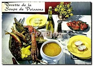 Image du vendeur pour Carte Postale Moderne Recette de la soupe de poissons mis en vente par CPAPHIL
