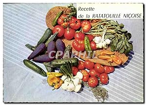 Bild des Verkufers fr Carte Postale Moderne Recette de la ratatouille Nicoise zum Verkauf von CPAPHIL