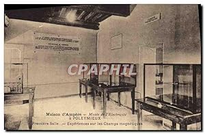 Carte Postale Ancienne Electricite Maison d'Ampere Musee de l'electricite a Poleymieux Premiere s...