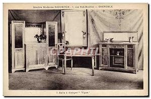 Carte Postale Ancienne Cuisine Meuble moderne Djoukitch Rue Sidi Brahim Grenoble Salle a manger V...