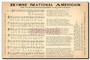 Image du vendeur pour Carte Postale Ancienne Hymne national americain The star splanged banner De la Berthelliere mis en vente par CPAPHIL