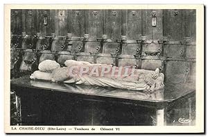 Carte Postale Ancienne La Chaise Dieu Tombeau de Clement VI