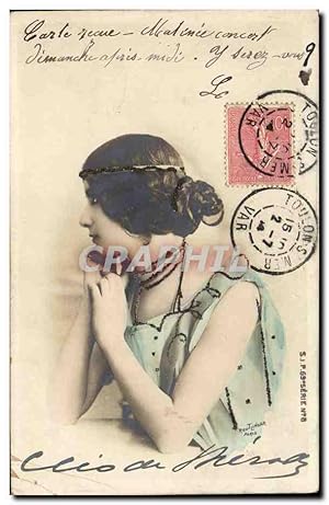 Carte Postale Ancienne Femme Théâtre Cleo de Merode