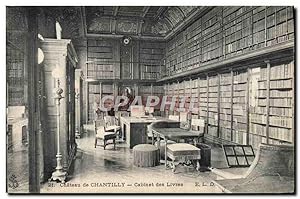 Immagine del venditore per Carte Postale Ancienne Bibliotheque Chteau de Chantilly Cabinet des livres venduto da CPAPHIL