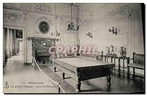 Carte Postale Ancienne Billard Versailles le château Salle de billard de Napoleon 1er