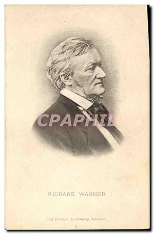 Carte Postale Ancienne Richard Wagner