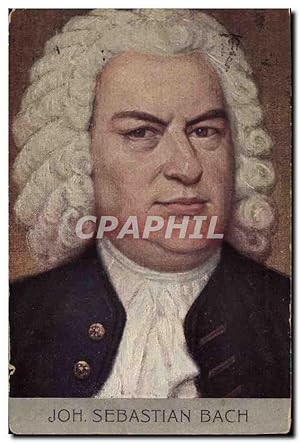 Bild des Verkufers fr Carte Postale Ancienne Johann Sebastian Bach zum Verkauf von CPAPHIL