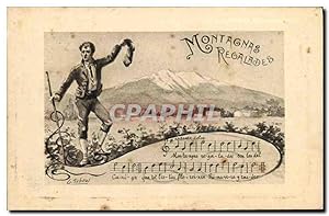Carte Postale Ancienne Montagnas Regalades