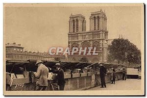 Carte Postale Ancienne Paris Les bouquinistes du Quai Saint Michel