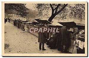 Carte Postale Ancienne Paris Bouquinistes du Quai Malaquais