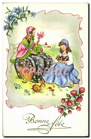 Carte Postale Ancienne Fantaisie Illustrateur Enfants