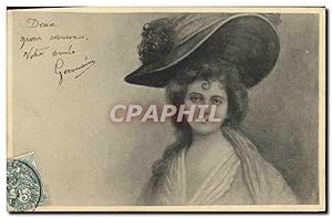 Carte Postale Ancienne Fantaisie Illustrateur Femme