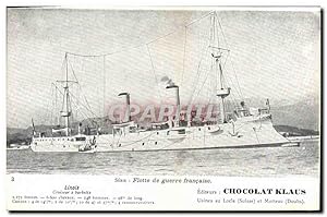 Carte Postale Ancienne Bateau Linois Croiseur a barbette