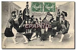 Carte Postale Ancienne Théâtre La nativite Danse Salienne Senlis