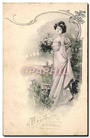 Carte Postale Ancienne Fantaisie Illustrateur Femme