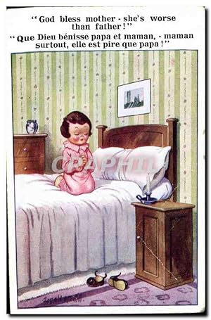 Seller image for Carte Postale Ancienne Fantaisie Illustrateur Donald Mc Gill Enfant for sale by CPAPHIL