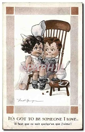 Carte Postale Ancienne Fantaisie Illustrateur Fred Spurgin Enfants